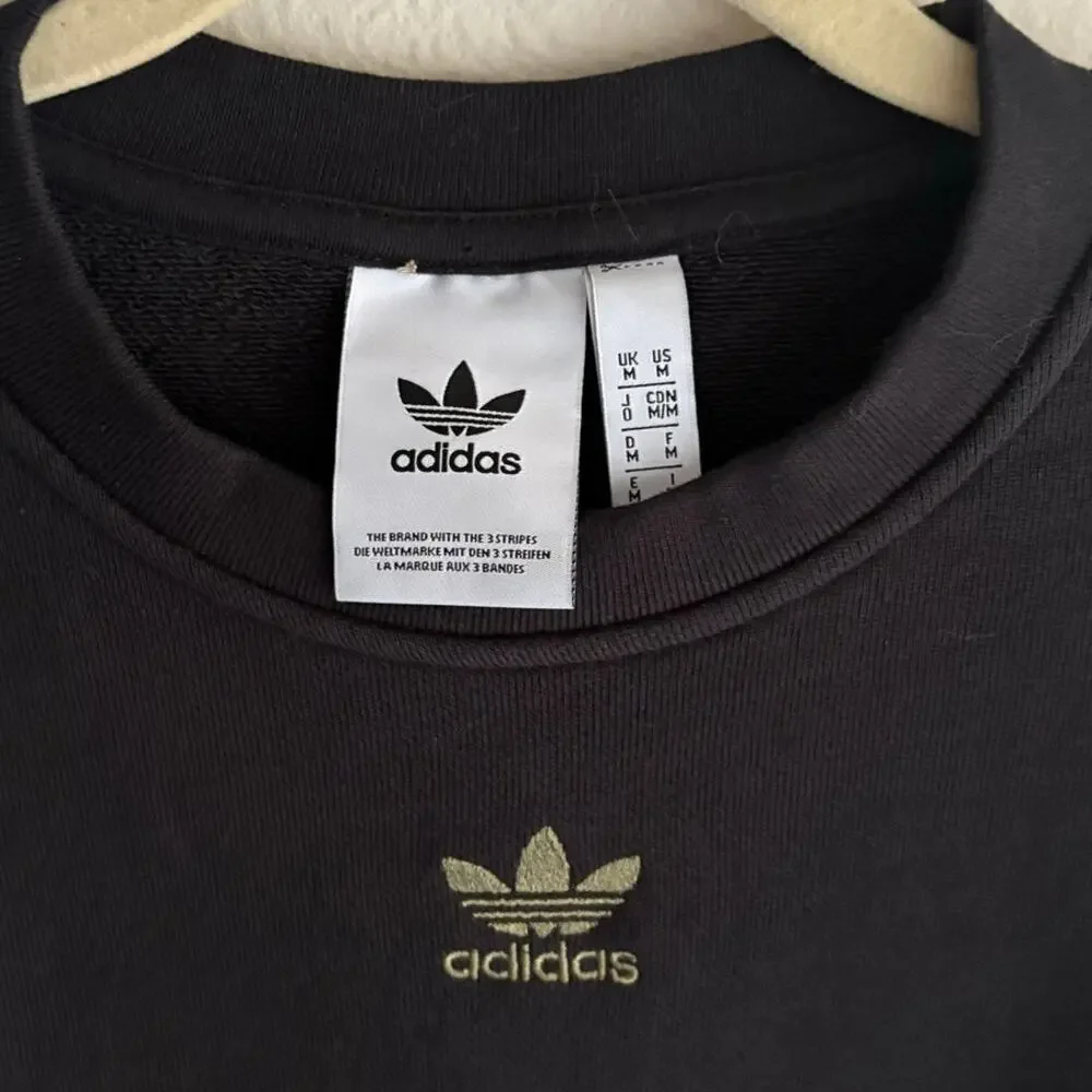 Adidas Originals Black Camo Crew Neck Sweatshirt streetwear sporty skate utility